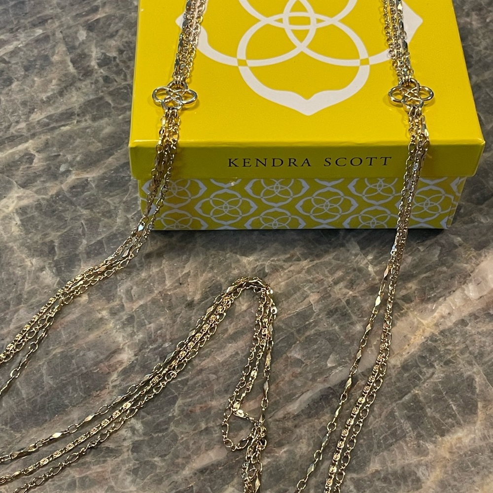 Kendra Scott Gold Necklace